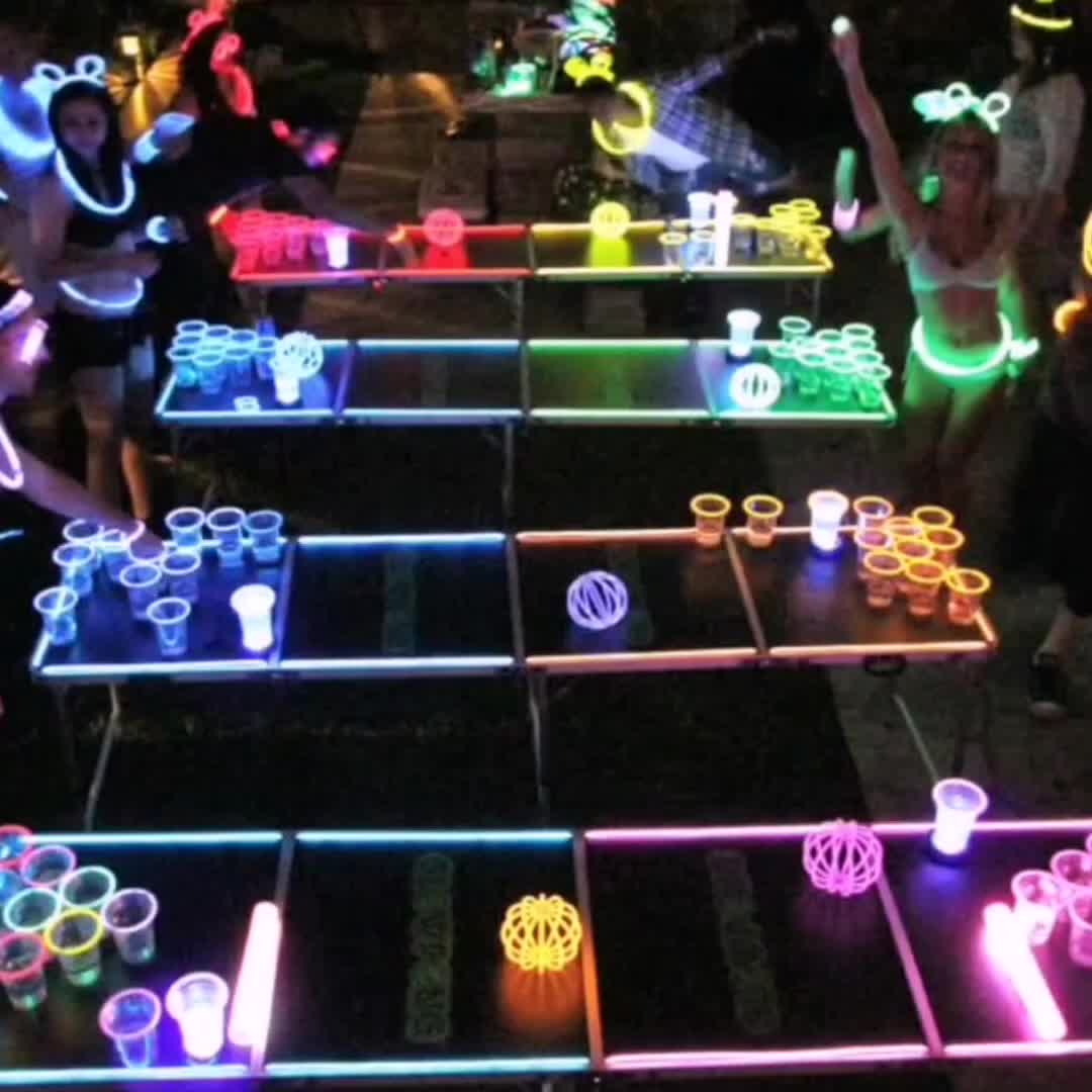 Hot Selling Ultimate Beer Pong Table Beer Pong Table Illuminated