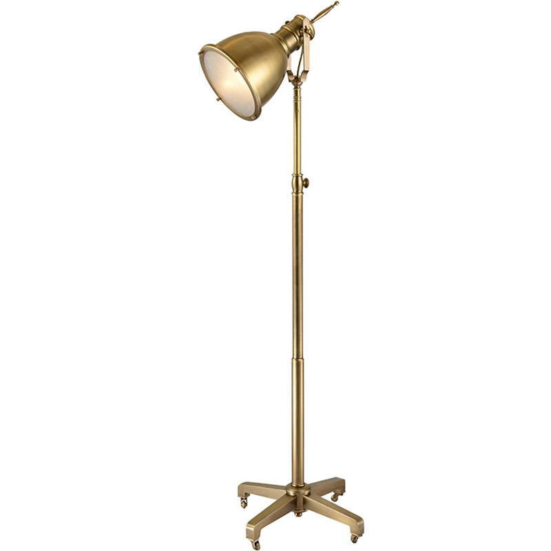 纯铜高档简美风别墅卧室落地灯