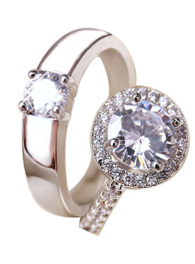 仪式用活口戒指对戒假道具