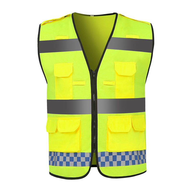 佳护反光背心超亮施工夜间骑行服安全服反光衣环卫马甲定制印字