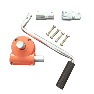 包邮大棚卷膜器 手动手摇温室卷帘机 农业大棚配件园艺涡轮摇膜器