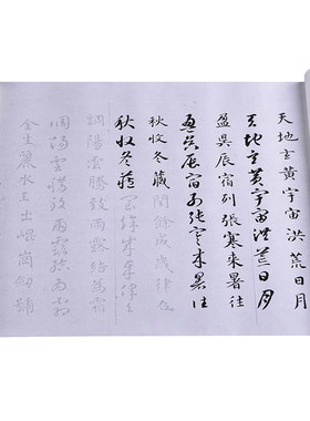 智永真草千字文临摹描红练习字帖