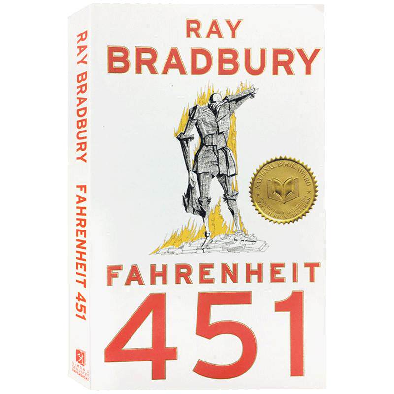 原版科幻小说书 Fahrenheit 451 华氏451度 反乌托邦 Ray Bradbury 雷 布拉德伯里代表作 正版青少年扩展阅读课外书籍进口书