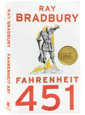 原版科幻小说书 Fahrenheit 451  华氏451度 反乌托邦 Ray Bradbury 雷 布拉德伯里代表作 正版青少年扩展阅读课外书籍进口书