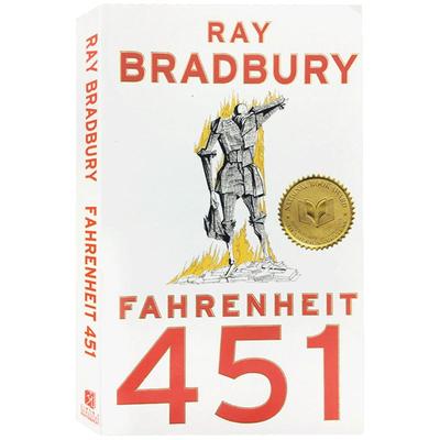 原版科幻小说书 Fahrenheit 451  华氏451度 反乌托邦 Ray Bradbury 雷 布拉德伯里代表作 正版青少年扩展阅读课外书籍进口书
