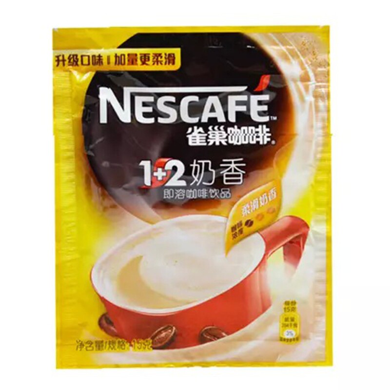 雀巢咖啡生椰拿铁低糖速溶1+2