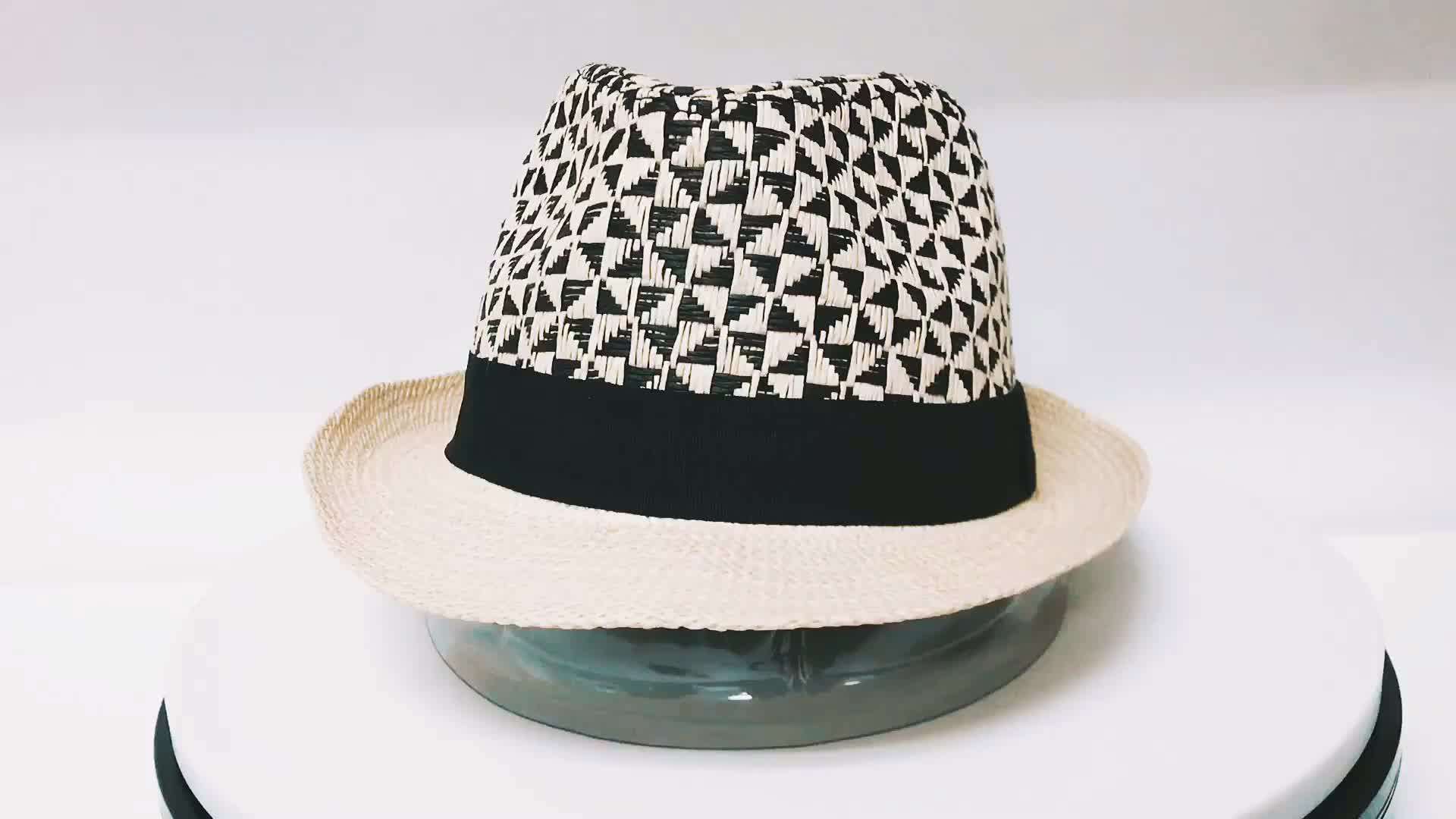 Promotional Vintage Women Paper Straw Design Your Own Fedora Hat Buy