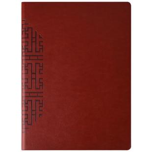 a4笔记本子记事本黑皮加厚特大号超厚超大高档商务办公用工作会议记录本子b5手册日记本软皮创意大学生厚本子