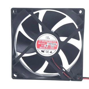 散热器JL9225H24S DC24V伏 0.30A安 9.2CM厘米电焊机散热器风扇