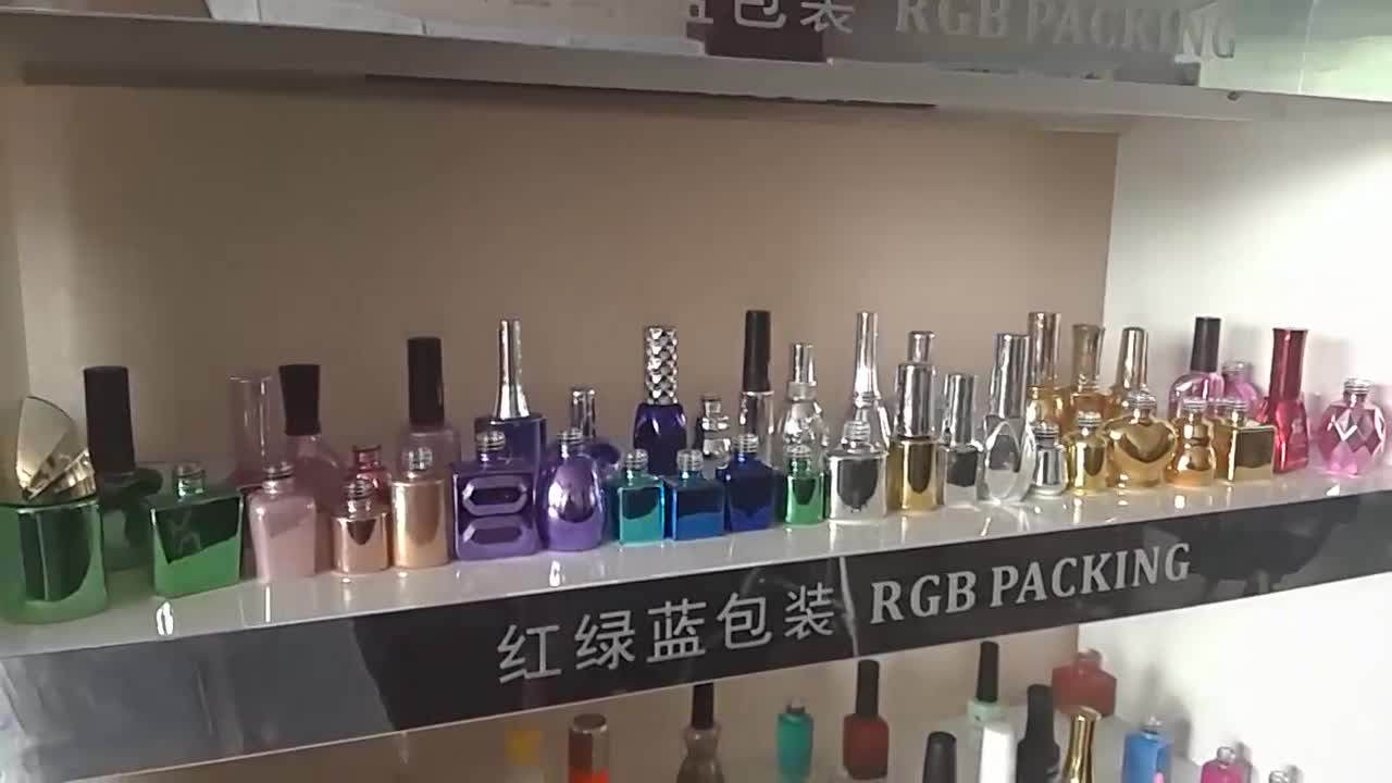 New Products High Quality 10ml Empty Square Clear Nail Polish Bottle 