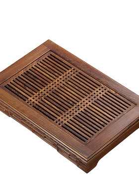 鸡翅木大号抽屉式博古功夫茶具