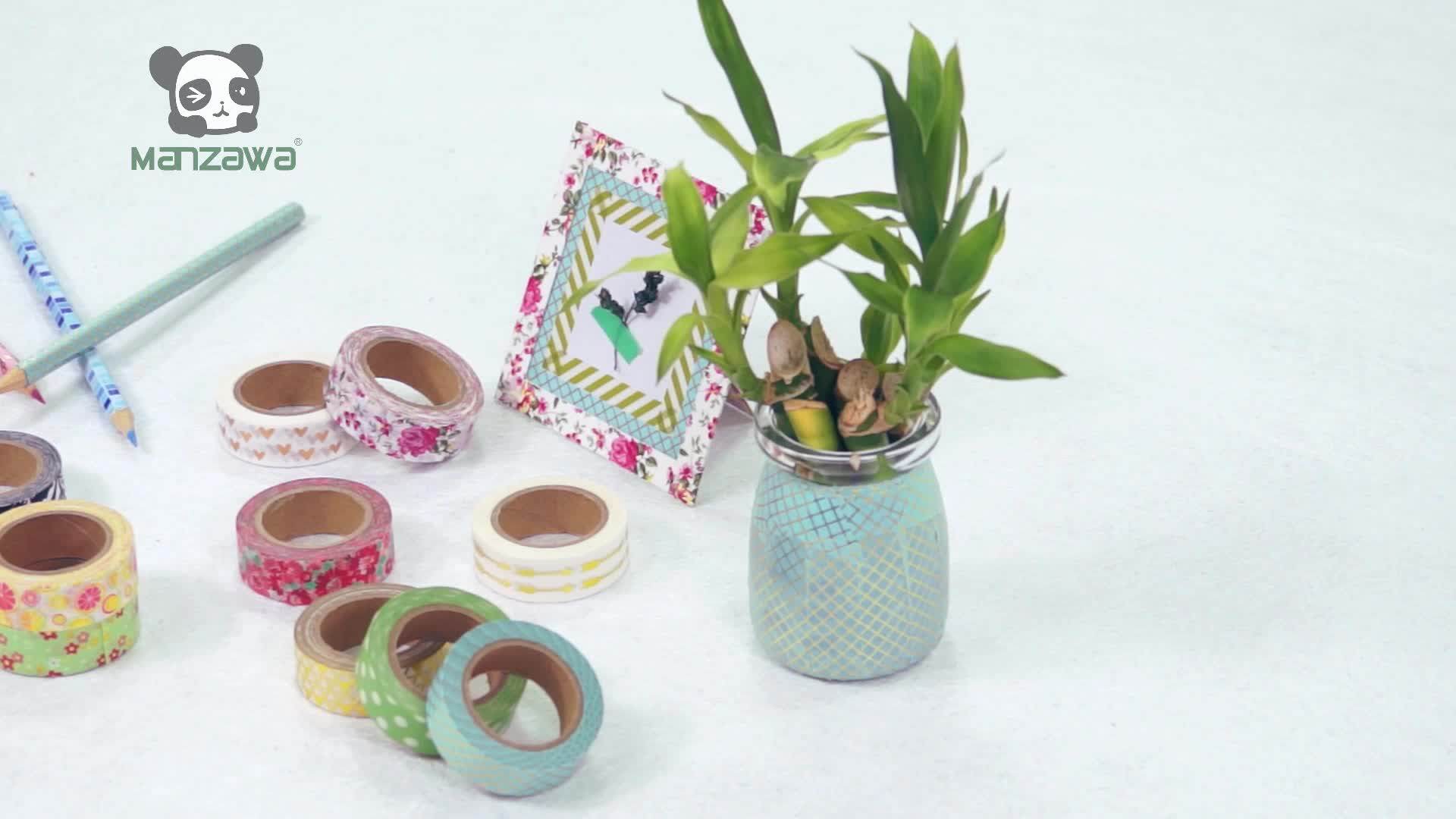 Manzawa Colorful Custom Make Washi Tape,Custom Printed Washi Tape - Buy