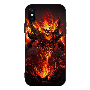DOTA2影魔/剑圣6s适用XS MAX手机壳8plus磨砂iphone5s软壳7P挂绳X