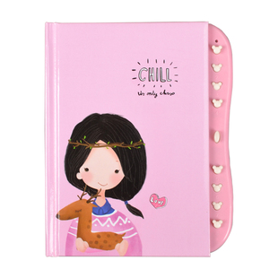 儿童密码本小学生奖品可爱简约便捷笔记本带锁日记本子毕业奖品礼