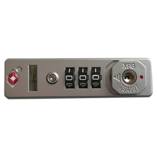 XFG TSA007海关密码锁原装海关锁铝框箱锁行李箱密码锁箱包扣锁修