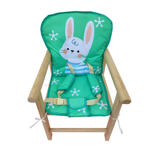 博比龙笑巴喜小龙哈彼儿童餐椅坐垫套棉通用宝宝餐椅座垫布套全棉