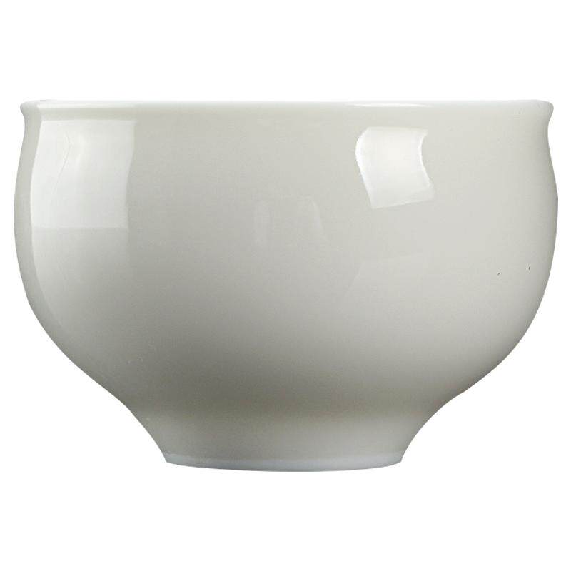 省级大师作品茶杯古垚白瓷