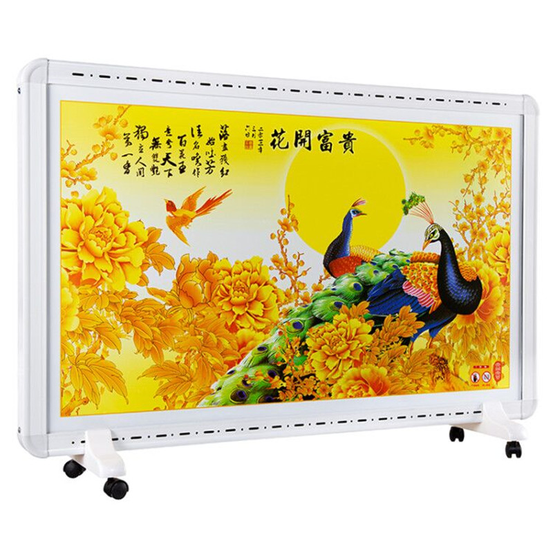 碳晶取暖器移动式家用双面落地