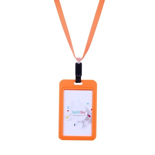 卡富仕工牌挂牌员工卡识别卡IC卡门禁卡套带挂绳定制挂夹两用吊绳印刷工作证胸卡套胸牌厂牌校园卡工作牌订做