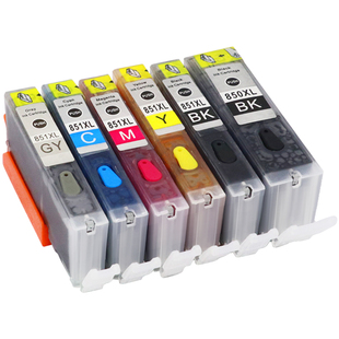 硌彩适用佳能PGI-850 CLI-851XL填充墨盒IX6800 IX6700打印机墨盒