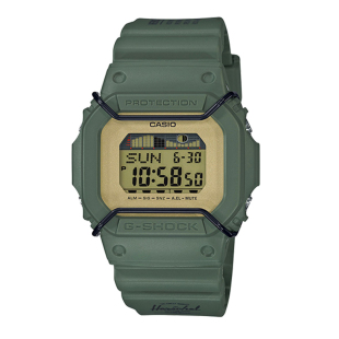 Herschel G-Shock GLX5600 HSC 联名 军绿防水抗震户外小方块手表