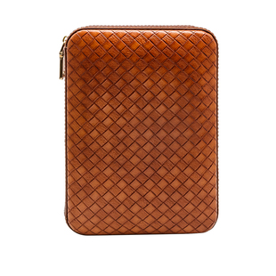 LUBINSKI进口雪松木雪茄保湿盒 便携真皮保湿套 雪茄剪打火机套装