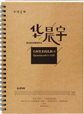 华晨宇歌词本字帖周边签名专辑