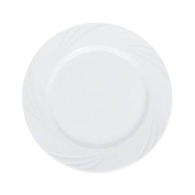 纯白一次性派对聚餐蛋糕塑料盘子