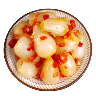 湖南特产剁椒藠头酸辣酸藠头茭头教头下饭菜农家新鲜腌制荞头泡菜