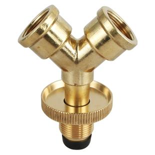 煤气罐三通液化气瓶钢瓶一分两路减压阀分流连接头灶具配件二通口