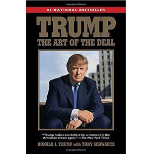 特朗普 交易的艺术 英文原版 Trump The Art of the Deal 特朗普自传英文版 大开本 特朗普传记 川普 特朗普书籍 Donald J. T
