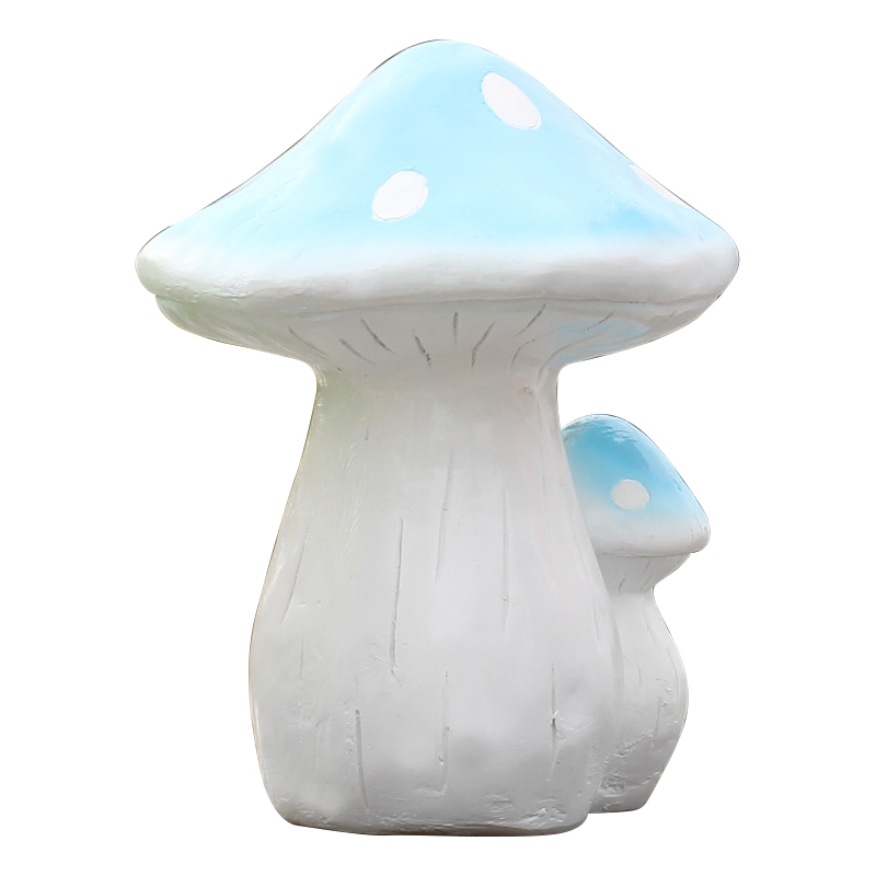 仿真蘑菇发光庭院公园植物工艺品