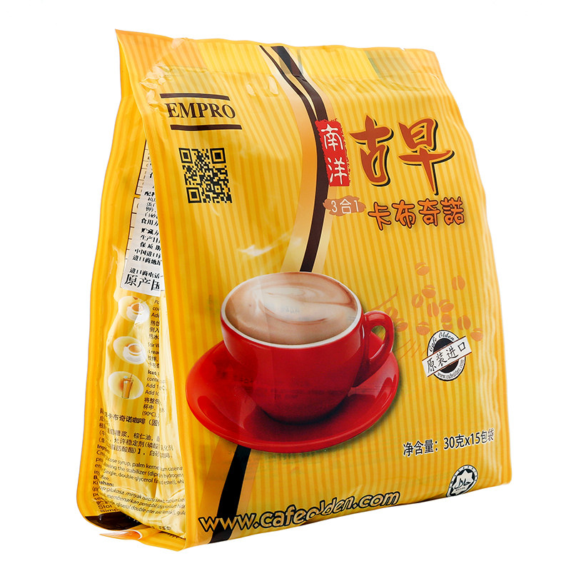古早进口三合一咖啡条装卡布