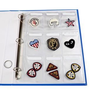 五金样品袋9格透明多格辅料袋pvc塑料袋收藏硬币钱币活页册印制