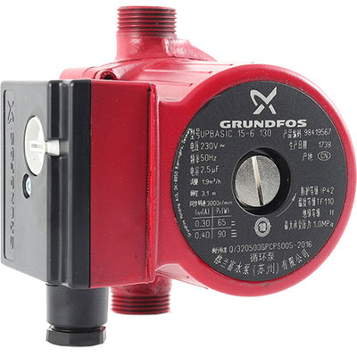 格兰富热水屏蔽循环泵UPS10-60回水暖气地暖泵