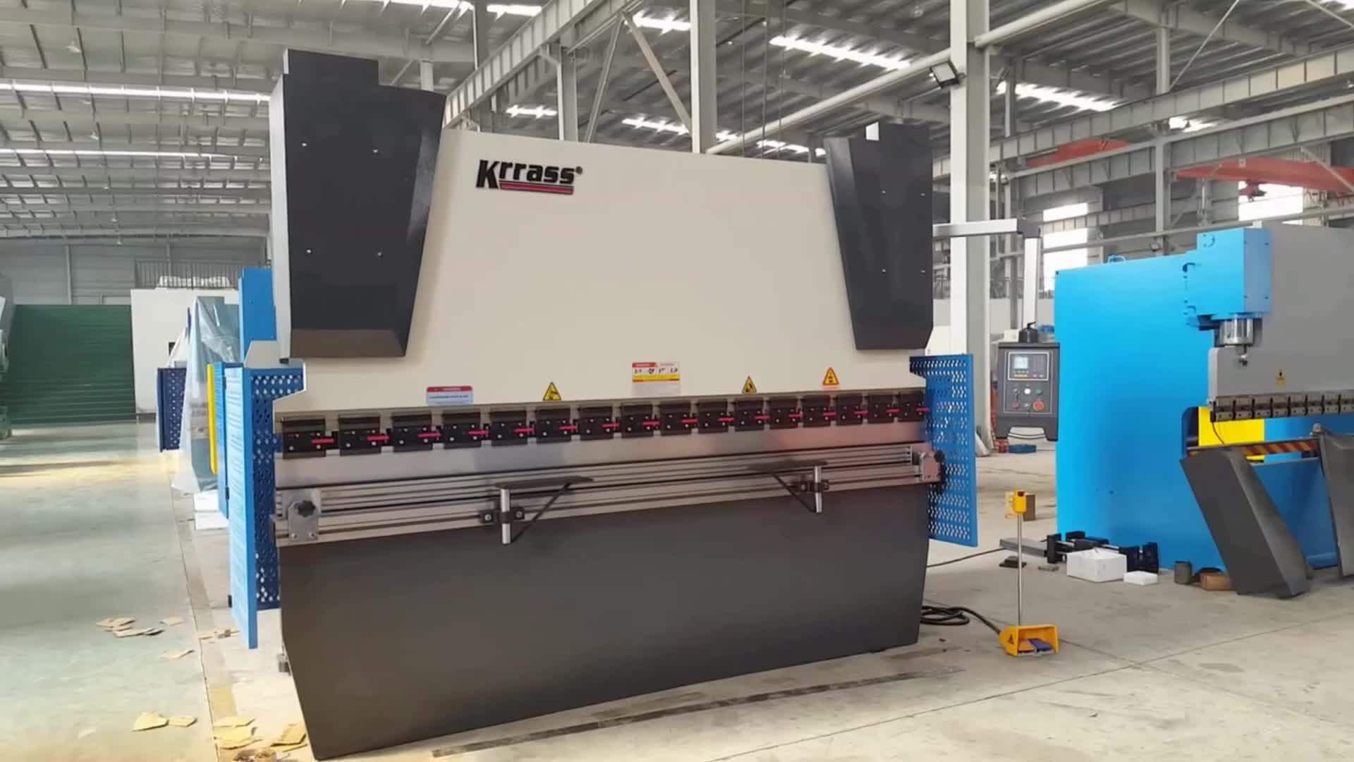 Cnc Hydraulic Folding Machine 63t 2m Press Brake With 5 Axis Delem Da