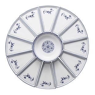青花瓷加长柄大汤勺长柄陶瓷调羹长柄勺子陶瓷勺搅拌勺家用陶瓷勺