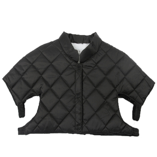 秋冬男女马甲假领子加绒加棉护肩中老年睡觉保暖防寒护颈椎小坎肩