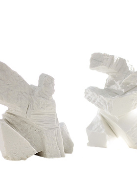 客厅办公室新中式摆设太极人物