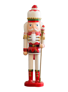 糖果色胡桃夹子士兵玩偶38cm摆件