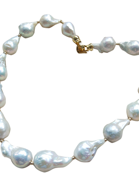 优雅通勤百搭模特同款异形珍珠