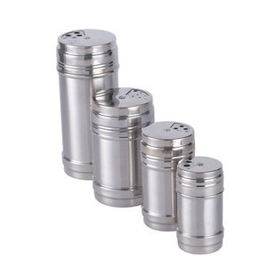 不锈钢胡椒罐烧烤工具用品调料调味瓶味精盐研磨辣椒粉罐盒小包邮