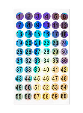 美甲甲油胶色板数字贴防水
