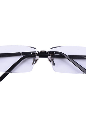 高档天然无框男士平光镜