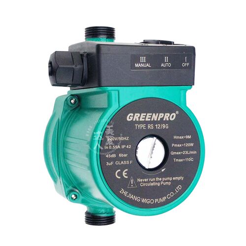 高品质威格水泵GREENPRO RS12/9G 家用增压泵系列 静音UPA90款