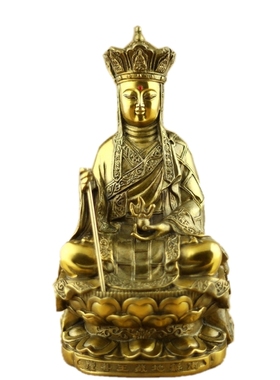 娑婆三圣地藏王浩宇佛具纯铜