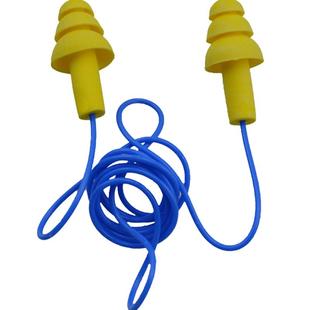 3M4004圣诞树型带线耳塞游泳防水防噪音隔音降噪睡眠打呼噜学习静