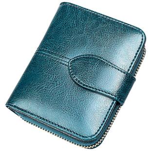 女士钱包女款短款2025新款时尚简约多功能折叠真皮夹小巧钱包卡包