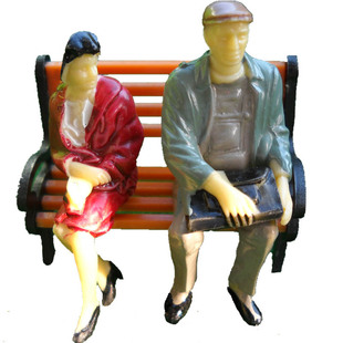 建筑沙盘模型制作材料学生作业手工DIY 彩色小人多种比例