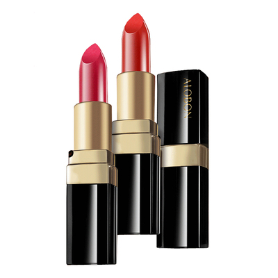 AloBon晶莹炫色唇膏持久小黑管